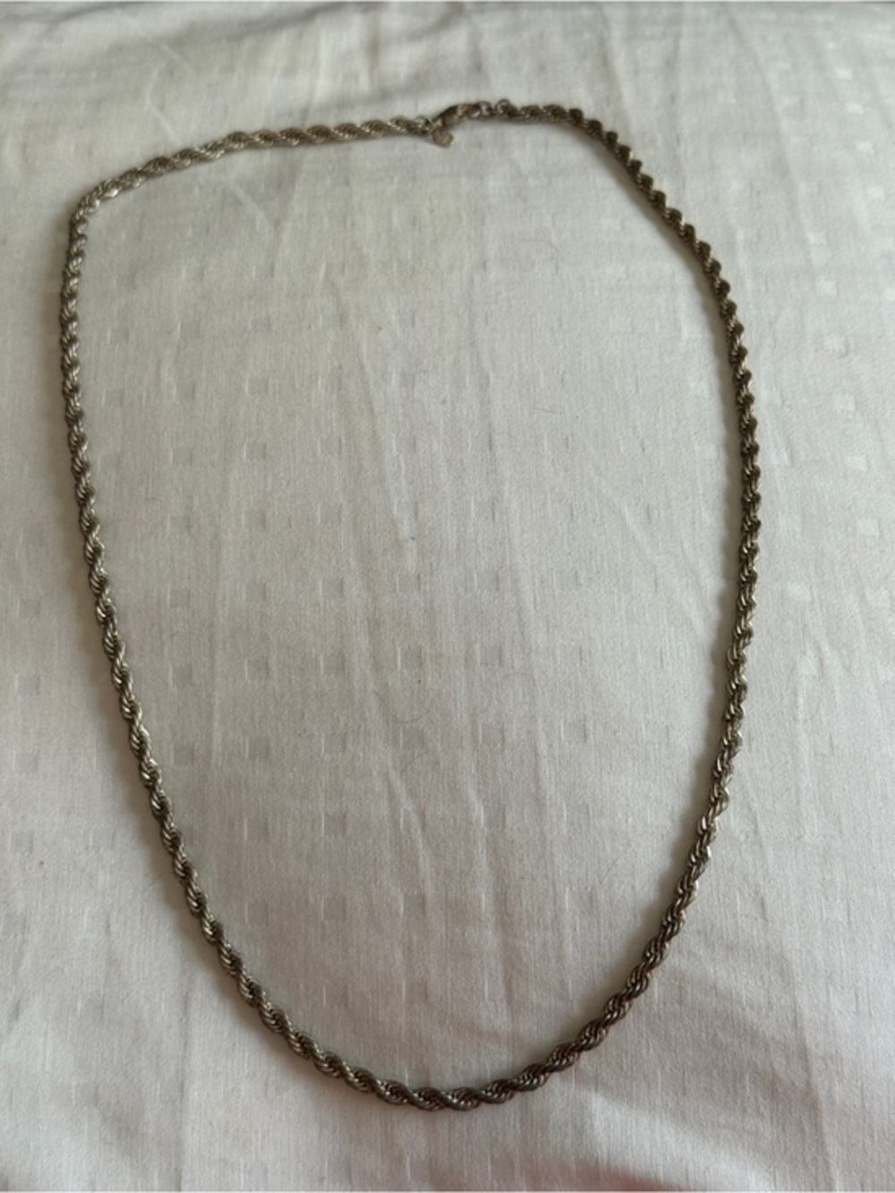 Premiere Design Silver Rope Chain Necklace